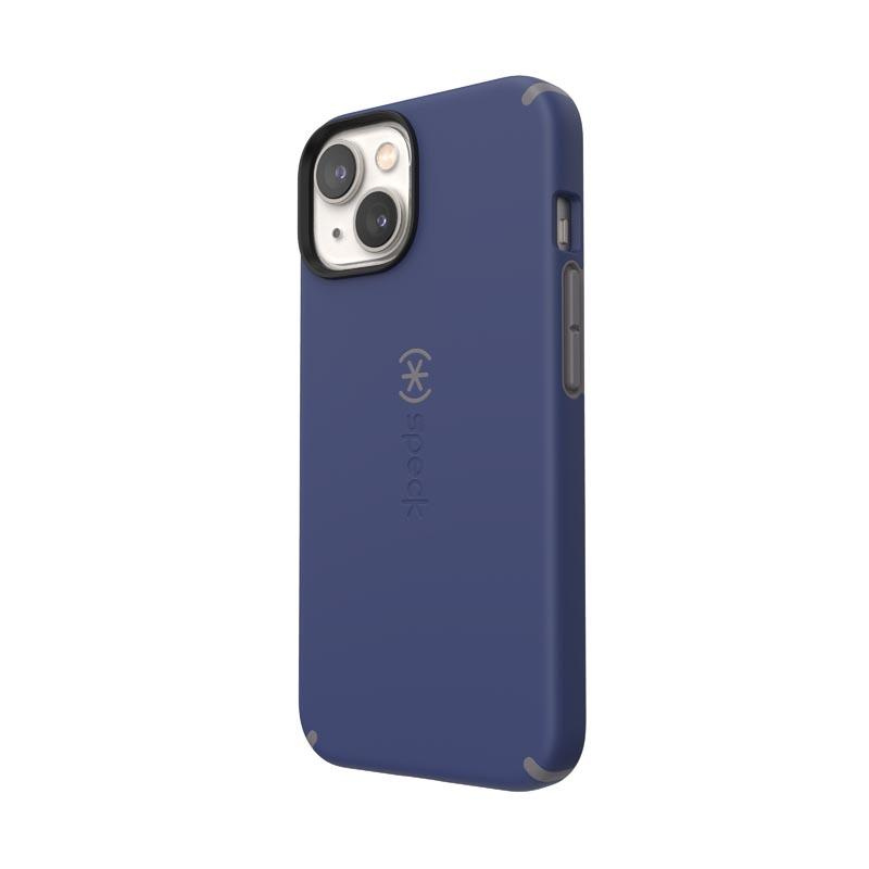 Speck CandyShell Pro + MagSafe - Etui iPhone 14 / iPhone 13 z powłoką MICROBAN (Prussian Blue / Cloudy Grey)
