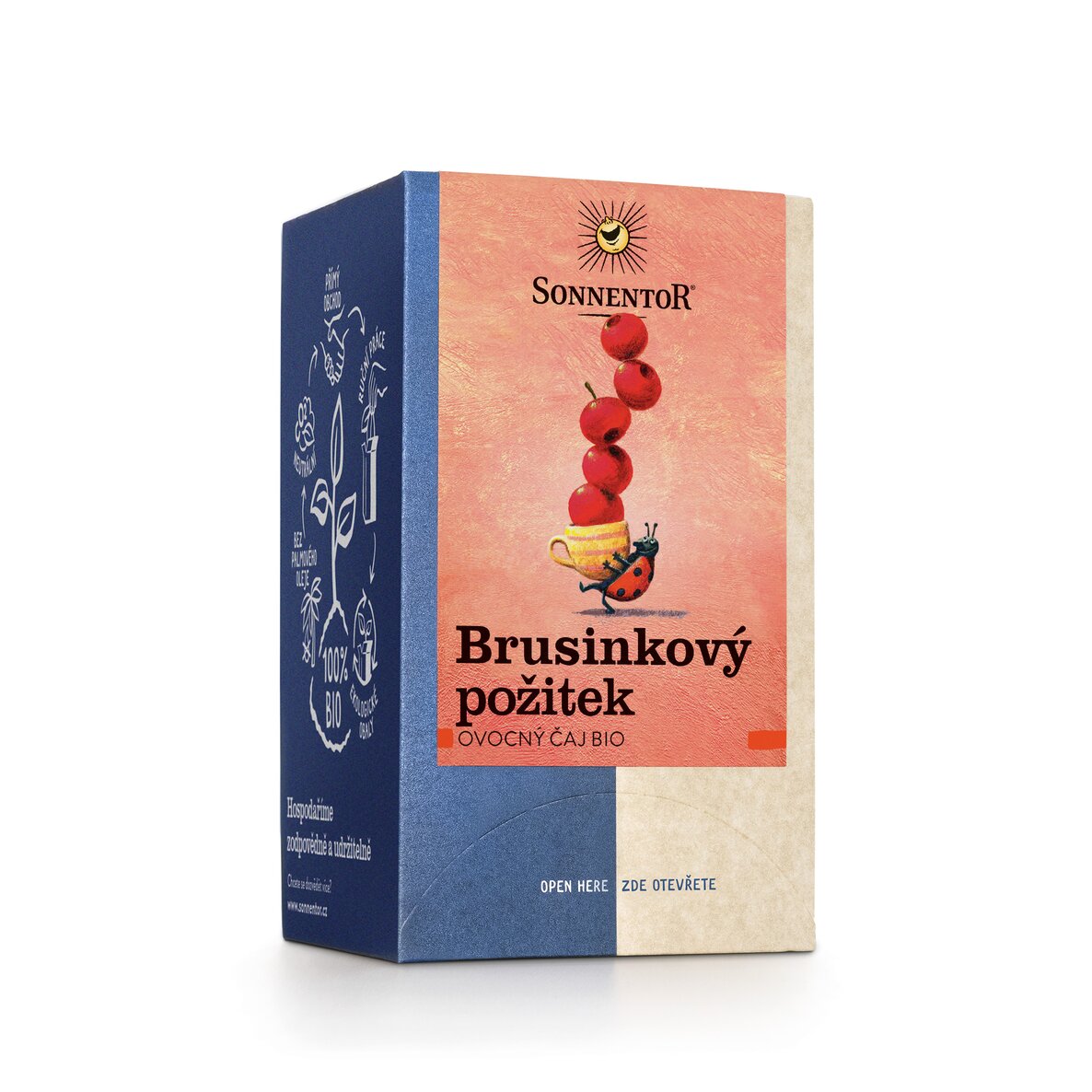 Sonnentor - Cranberry Delight, herbata w torebkach, organiczna, 18 szt.