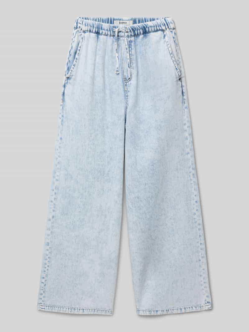 Jeansy z elastycznym pasem