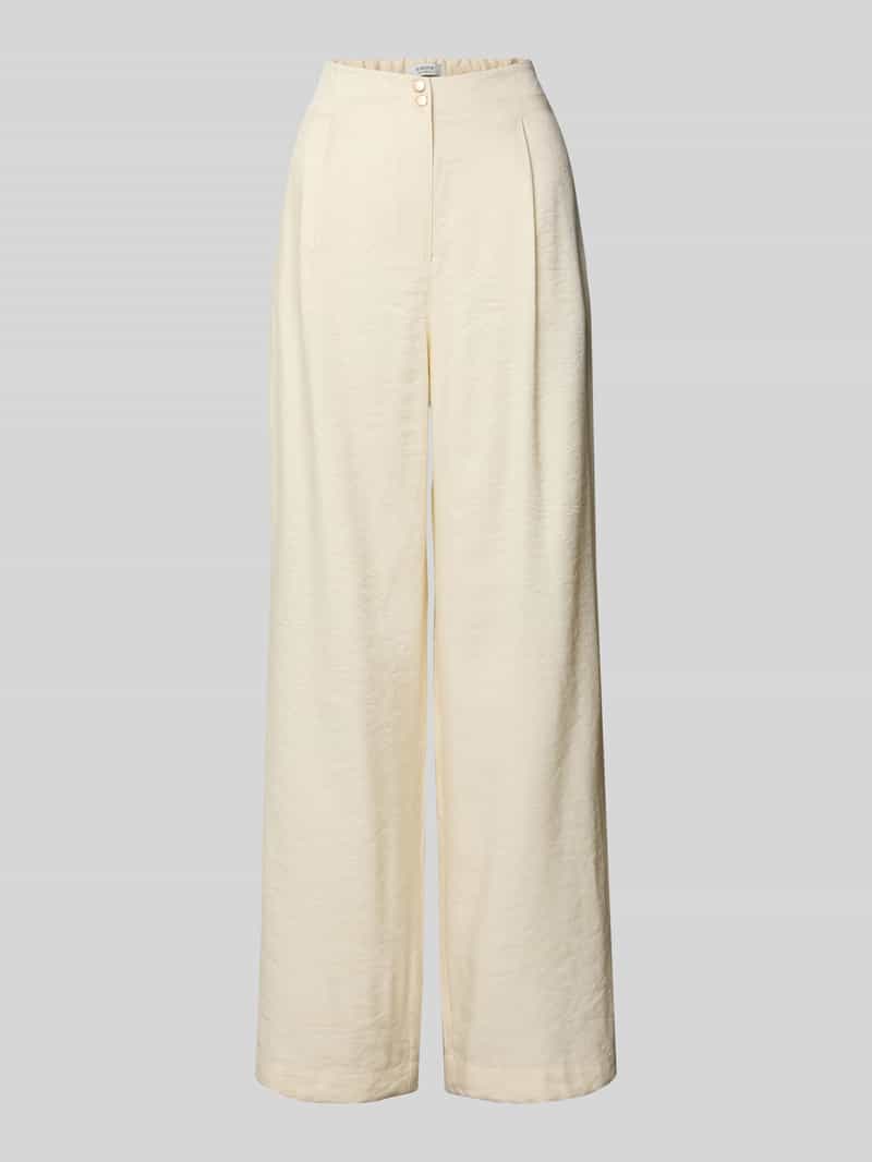 Spodnie materiałowe z wpuszczanymi kieszeniami w stylu francuskim model ‘DONNI’