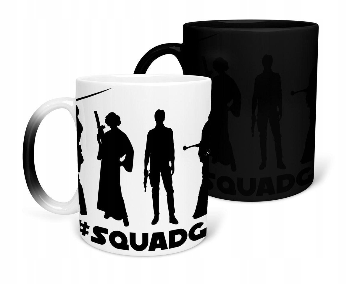 KUBEK MAGICZNY Z NADRUKIEM- PREZENT STAR WARS RÓŻNE WZORY DO WYBORU+IMIĘ