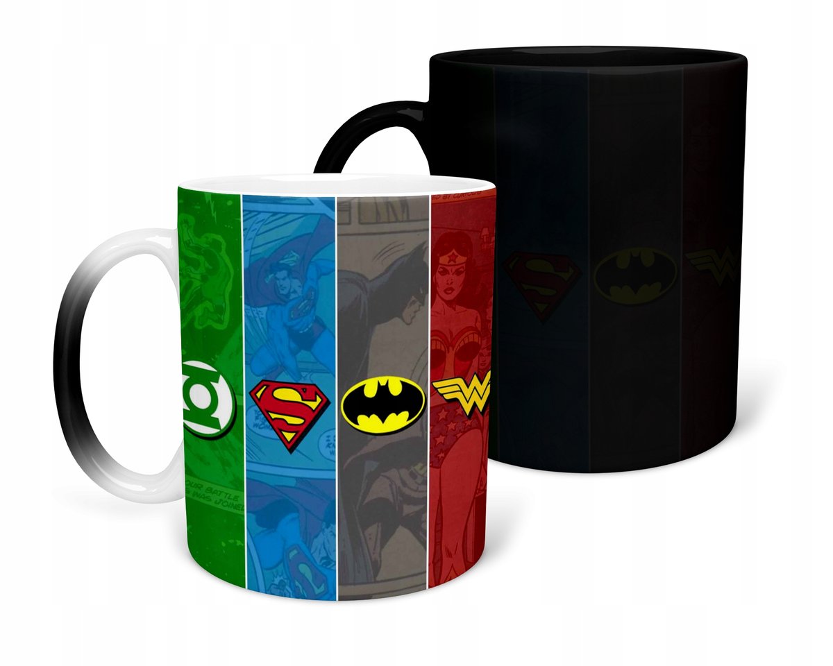 KUBEK MAGICZNY Z NADRUKIEM-PREZENT AVENGERS RÓŻNE WZORY DO WYBORU+IMIĘ