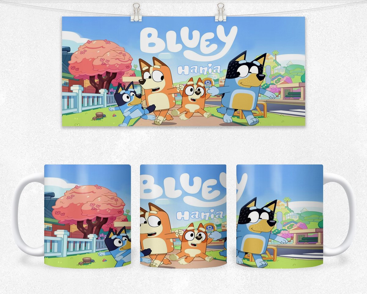 KUBEK Z NADRUKIEM- POSTACIE Z BAJEK PIES +IMIĘ