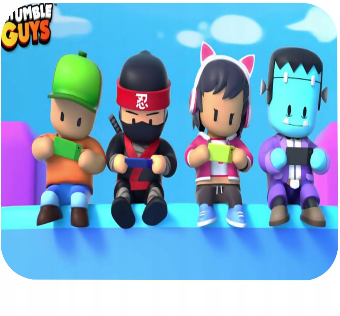 PODKŁADKA POD MYSZKĘ Z STAMBEL GUYS GIERKI GRY PREZENT -TEKST -20X24