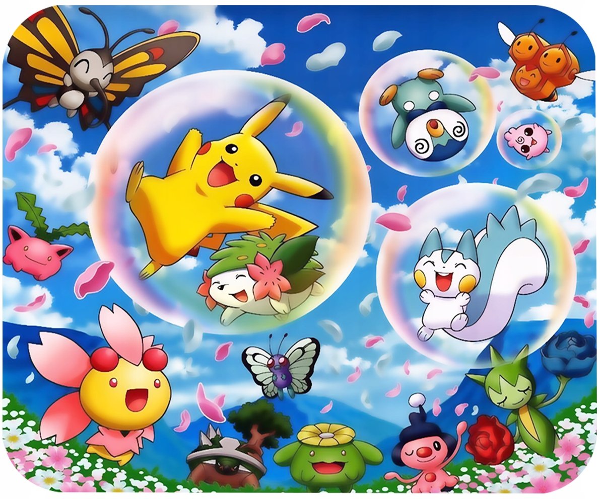 PODKŁADKA POD MYSZKĘ Z STWORKI ŻÓŁTE BAJKI PREZENT -TEKST -29X36