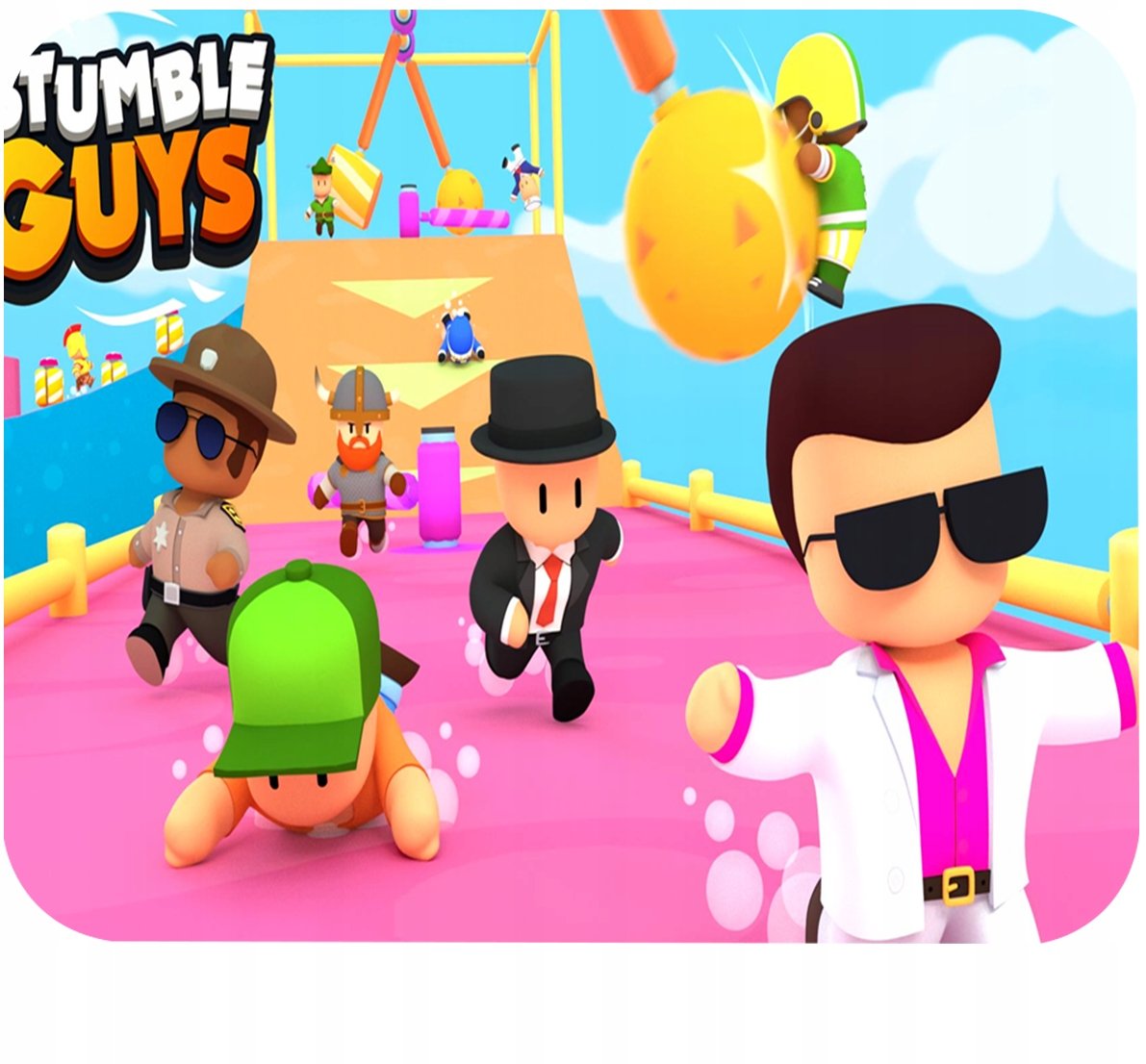 PODKŁADKA POD MYSZKĘ Z STAMBEL GUYS GIERKI GRY PREZENT -TEKST -29X36