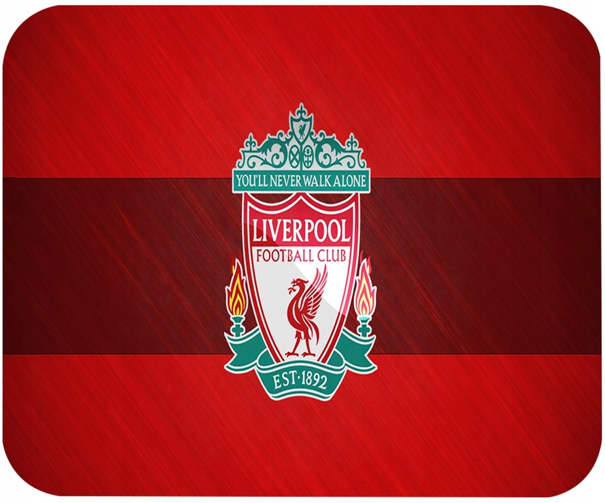 PODKŁADKA POD MYSZKĘ Z LIVERPOOL KLUBY PIŁKA PREZENT -TEKST -29X36
