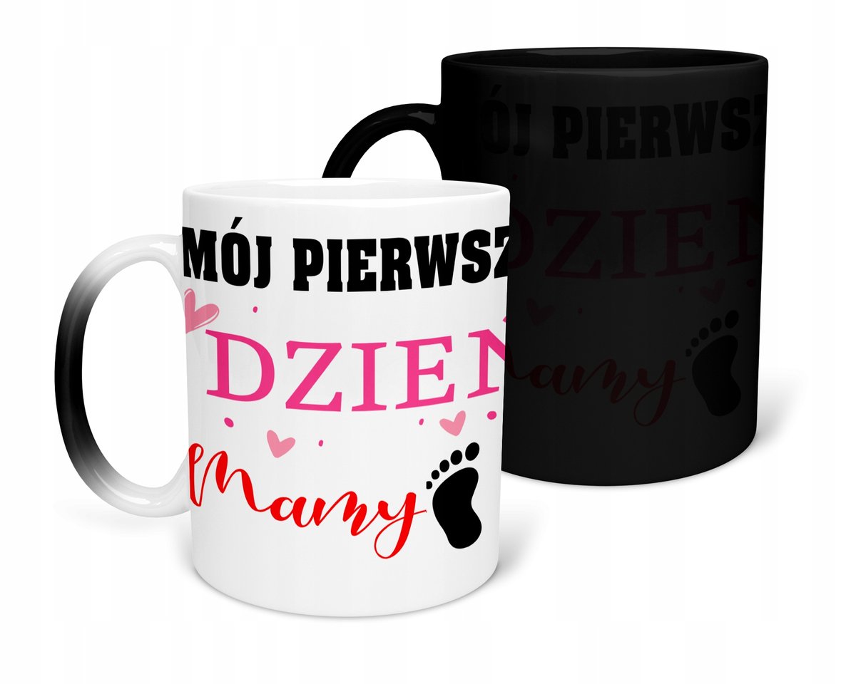 KUBEK MAGICZNY Z NADRUKIEM-PREZENT DZIEŃ MAMY RÓŻNE WZORY DO WYBORU+IMIĘ