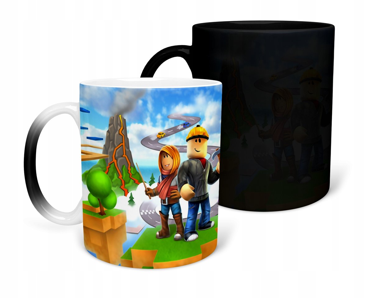 KUBEK MAGICZNY Z NADRUKIEM-PREZENT ROBLOX RÓŻNE WZORY DO WYBORU+ IMIĘ