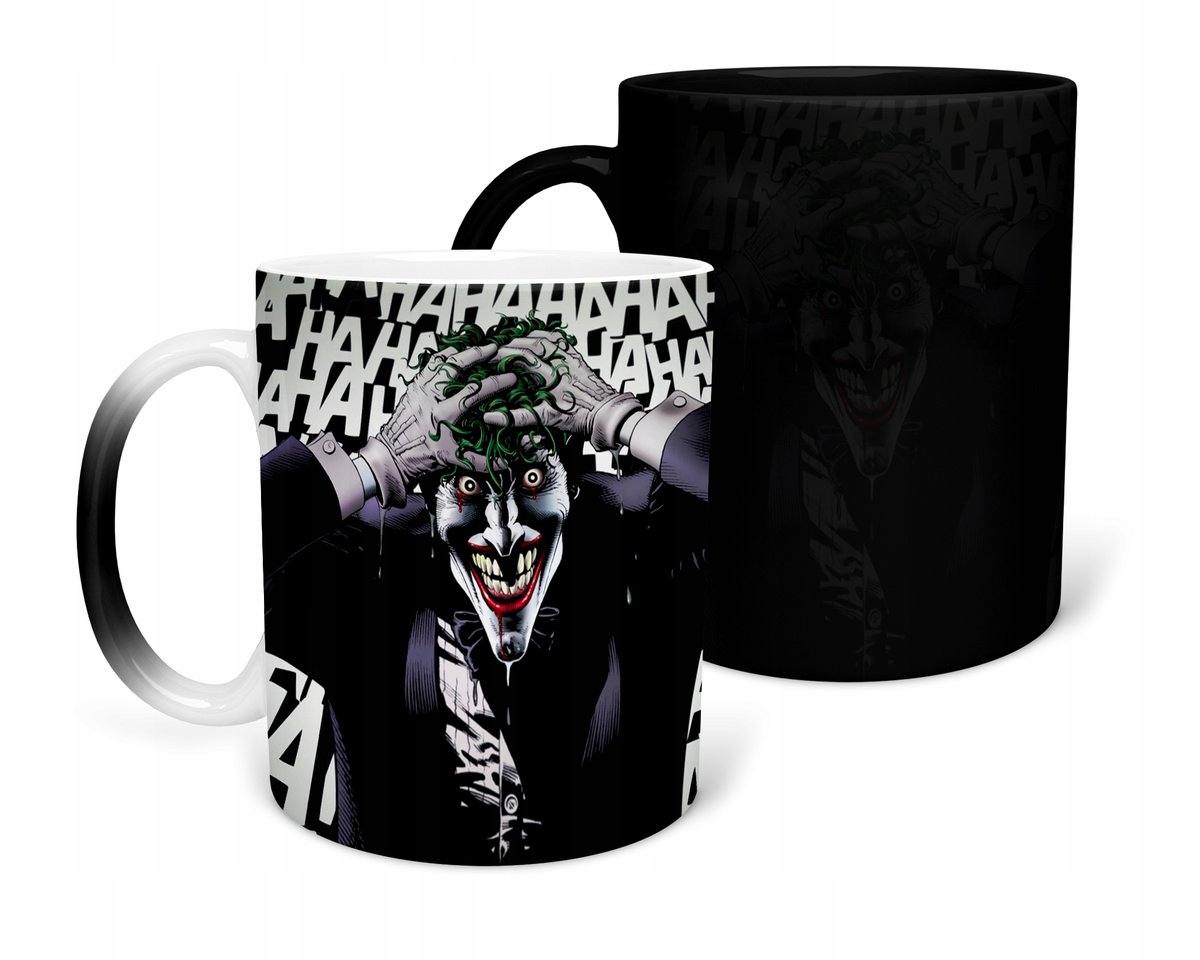 KUBEK MAGICZNY Z NADRUKIEM-PREZENT JOKER RÓŻNE WZORY DO WYBORU+IMIĘ