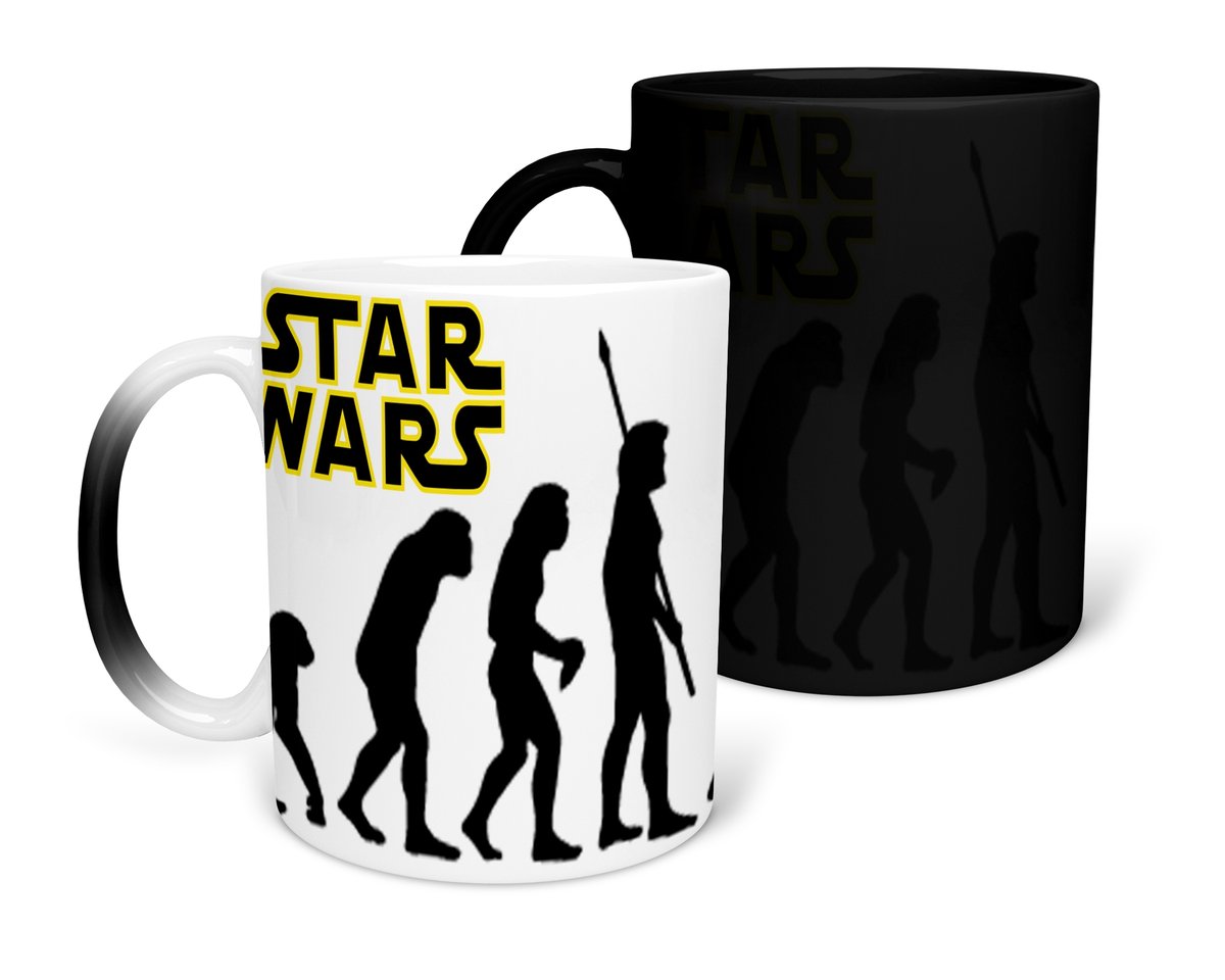 KUBEK MAGICZNY Z NADRUKIEM- PREZENT STAR WARS RÓŻNE WZORY DO WYBORU+IMIĘ