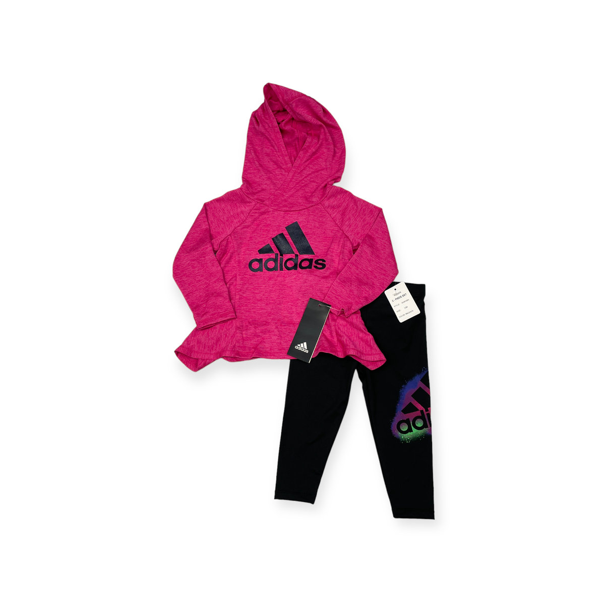 Getry bluzka kaptur komplet dziewcz��cy ADIDAS 12M