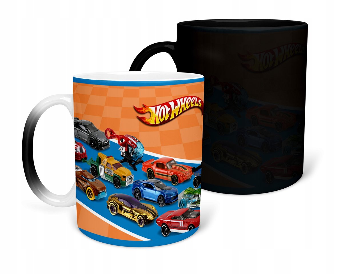 Kubek Magiczny Z Nadrukiem- Prezent Samochody Różne Wzory Do Wyboru+ Imię