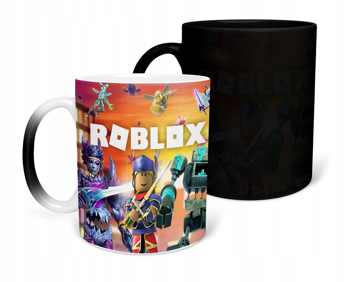 KUBEK MAGICZNY Z NADRUKIEM-PREZENT ROBLOX RÓŻNE WZORY DO WYBORU+ IMIĘ