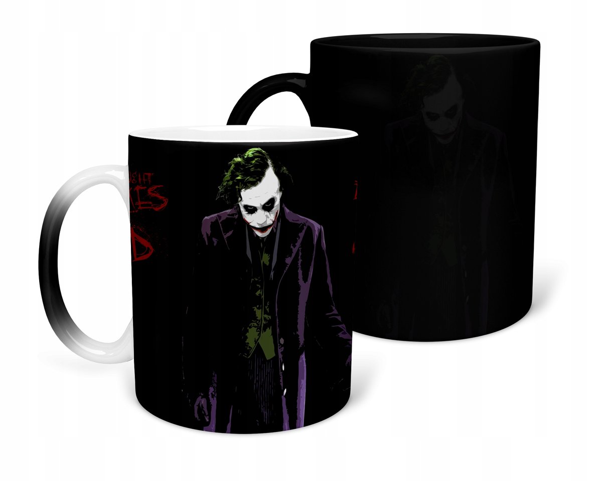 KUBEK MAGICZNY Z NADRUKIEM-PREZENT JOKER RÓŻNE WZORY DO WYBORU+IMIĘ