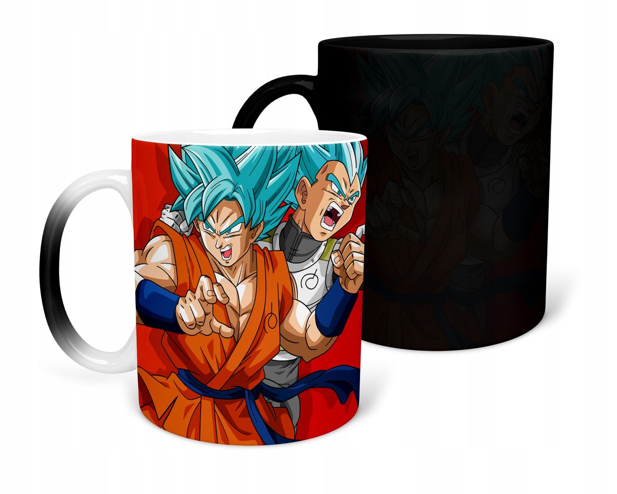 KUBEK MAGICZNY Z NADRUKIEM-PREZENT DRAGONBALL RÓŻNE WZORY DO WYBORU+ IMIĘ