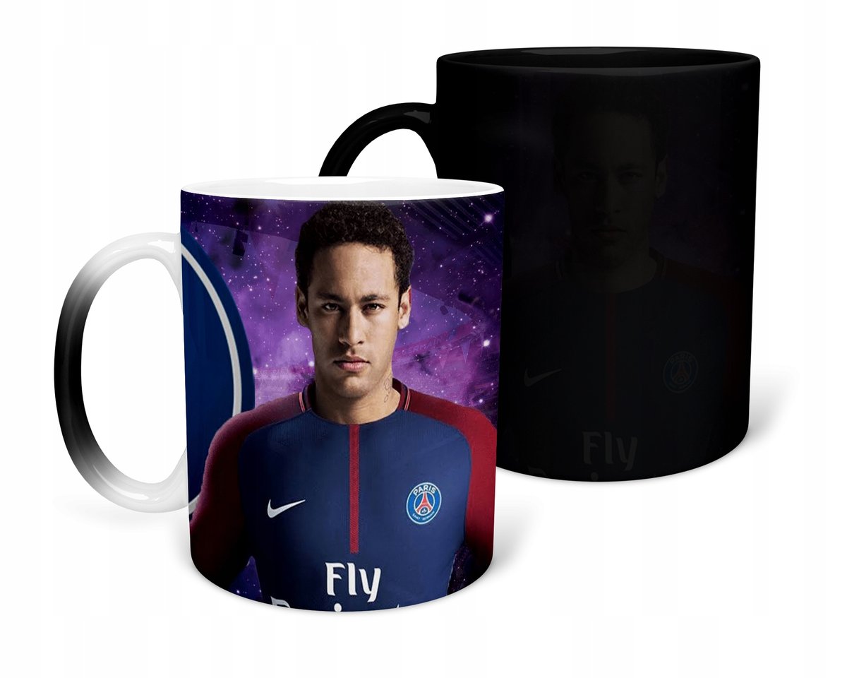 KUBEK MAGICZNY Z NADRUKIEM-PREZENT NEYMAR RÓŻNE WZORY DO WYBORU+IMIĘ