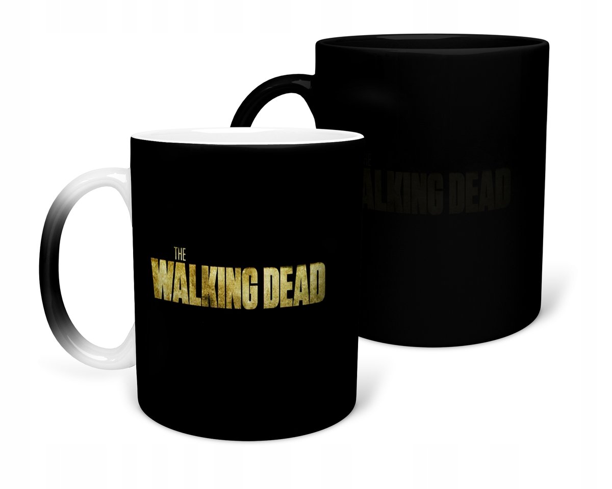 KUBEK MAGICZNY Z NADRUKIEM- PREZENT WALKIND DEAD RÓŻNE WZORY DO WYBORU+IMIĘ