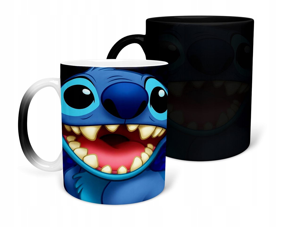 KUBEK MAGICZNY Z NADRUKIEM- PREZENT LILO&STITCH RÓŻNE WZORY DO WYBORU+ IMIĘ