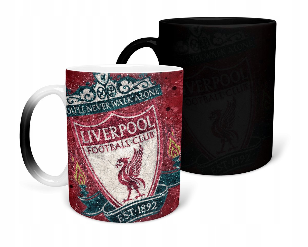 KUBEK MAGICZNY Z NADRUKIEM-PREZENT LIVERPOOL RÓŻNE WZORY DO WYBORU+IMIĘ