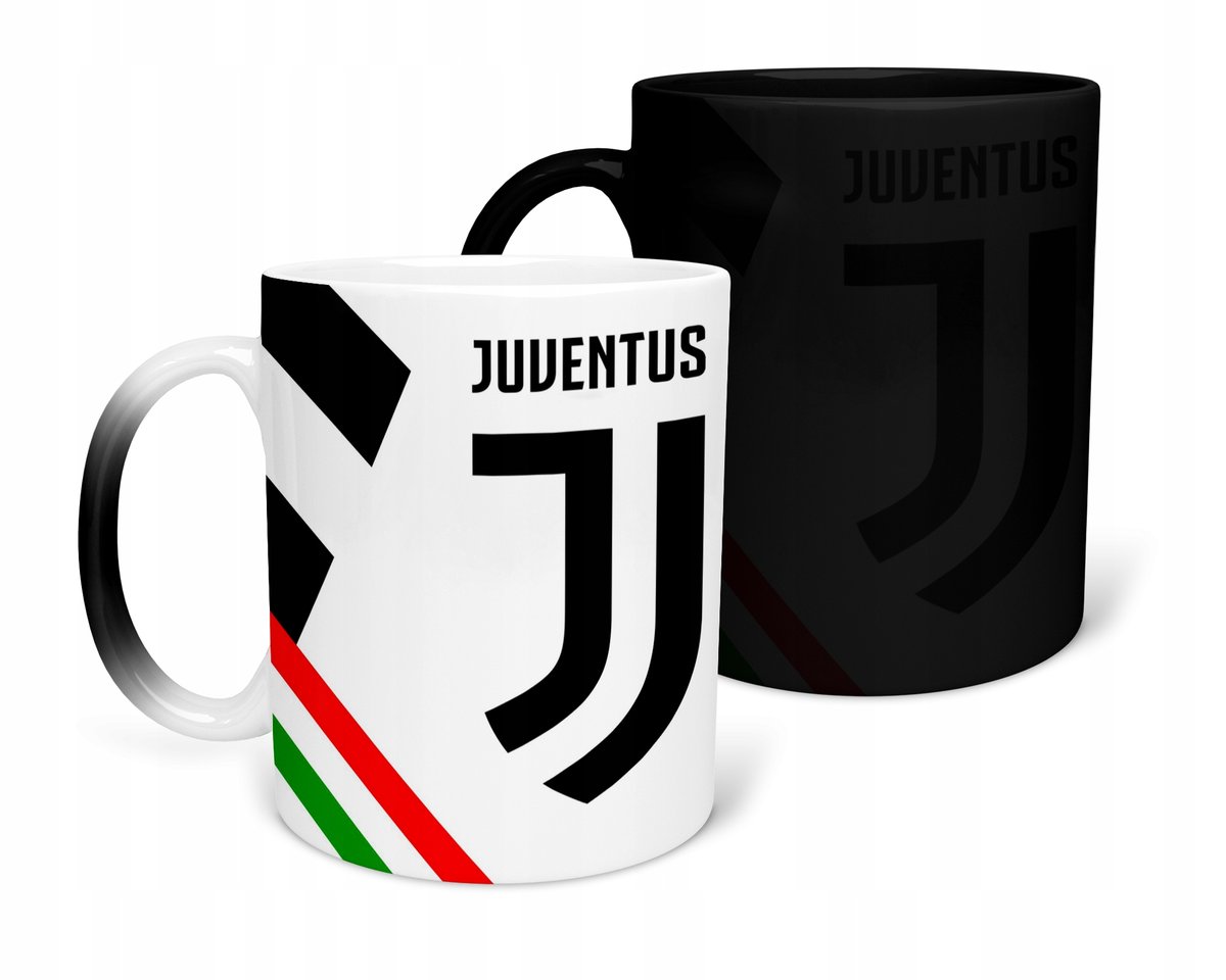 KUBEK MAGICZNY Z NADRUKIEM-PREZENT JUVENTUS RÓŻNE WZORY DO WYBORU+IMIĘ
