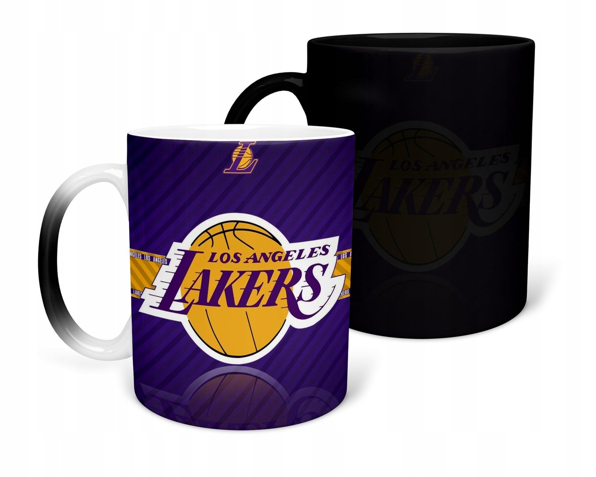 KUBEK MAGICZNY Z NADRUKIEM-PREZENT NBA LA LAKERS RÓŻNE WZORY DO WYBORU+IMIĘ