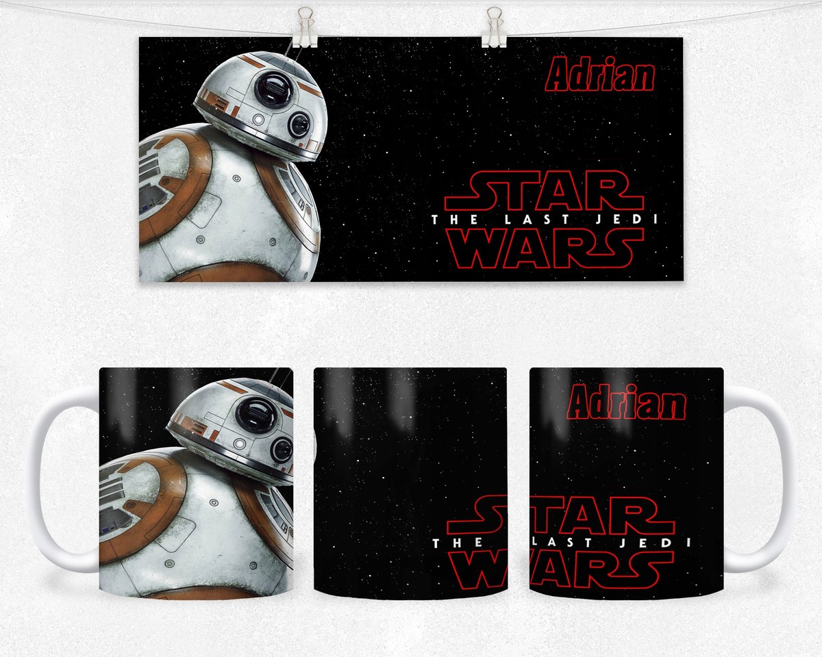 KUBEK Z NADRUKIEM - REZENT STAR WARS DLA FANA+IMIĘ