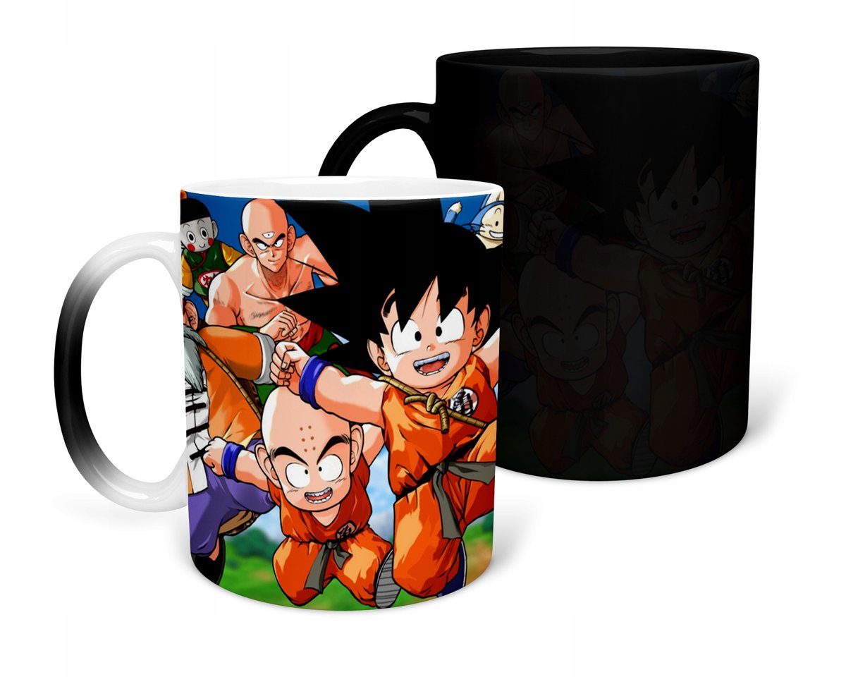 KUBEK MAGICZNY Z NADRUKIEM-PREZENT DRAGONBALL RÓŻNE WZORY DO WYBORU+ IMIĘ