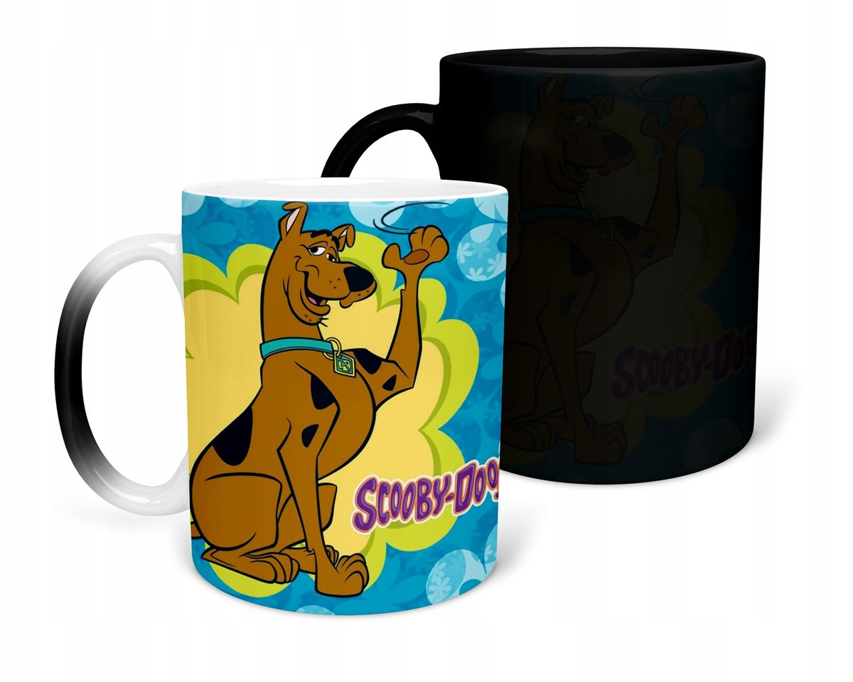 KUBEK MAGICZNY Z NADRUKIEM- PREZENT SCOOBY DOO RÓŻNE WZORY DO WYBORU+ IMIĘ