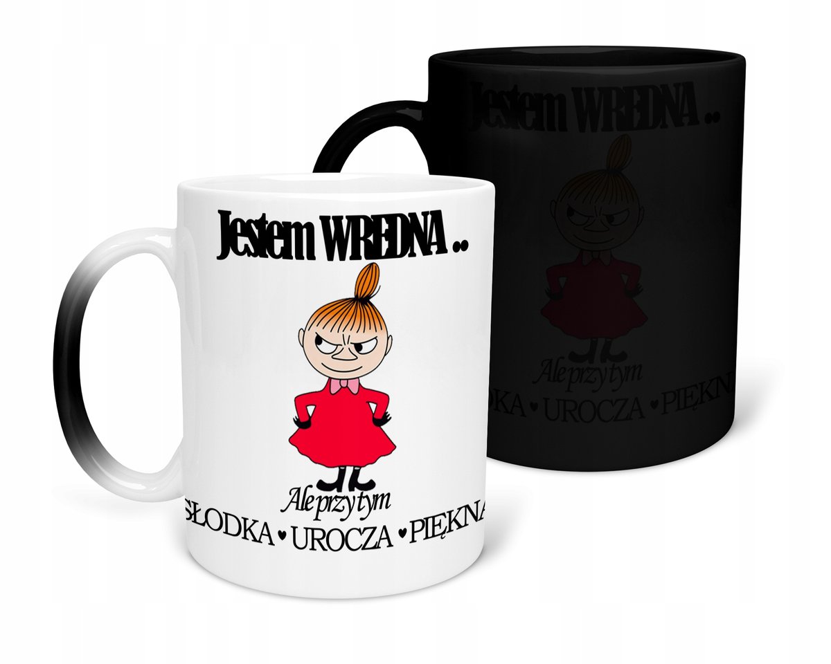 KUBEK MAGICZNY Z NADRUKIEM-PREZENT ŚMIESZNE RÓŻNE WZORY DO WYBORU+IMIĘ