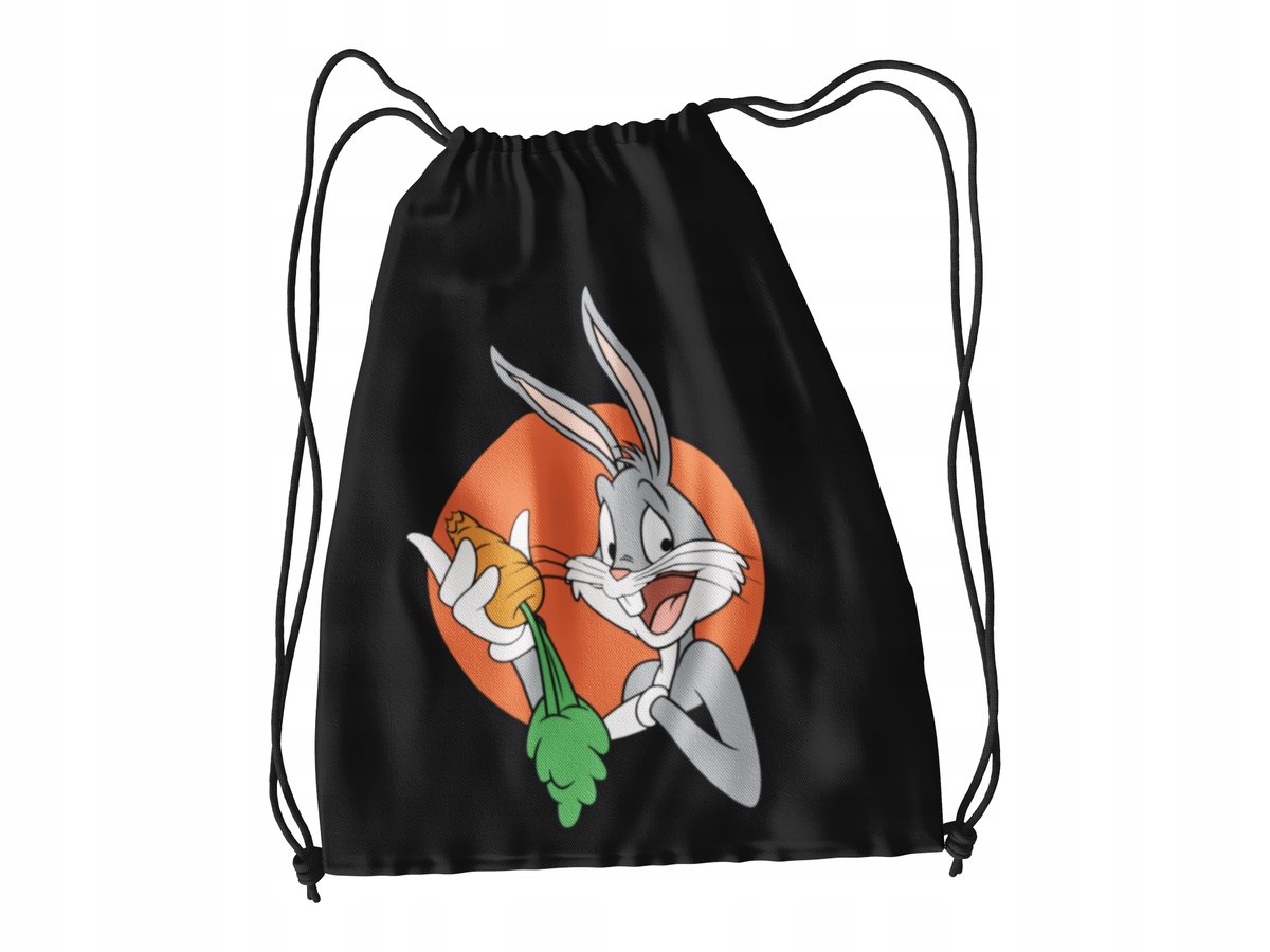 WOREK DO SZKOŁY WF/BUTY KRÓLIK BUGS + IMIĘ