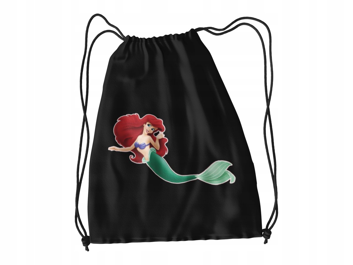 WOREK DO SZKOŁY WF/BUTY MAŁA SYRENKA + IMIĘ