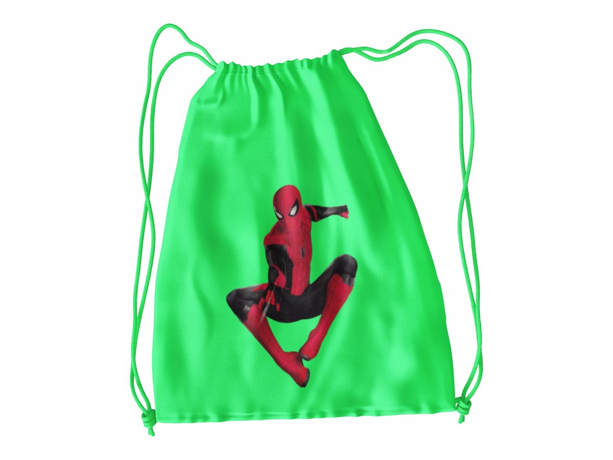 WOREK DO SZKOŁY WF/BUTY SPIDERMAN + IMIĘ