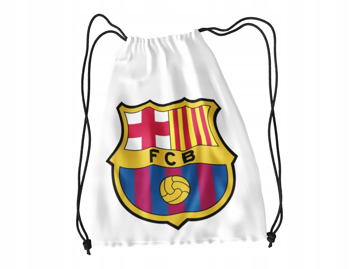WOREK DO SZKOŁY WF/BUTY FC BARCELONA + IMIĘ