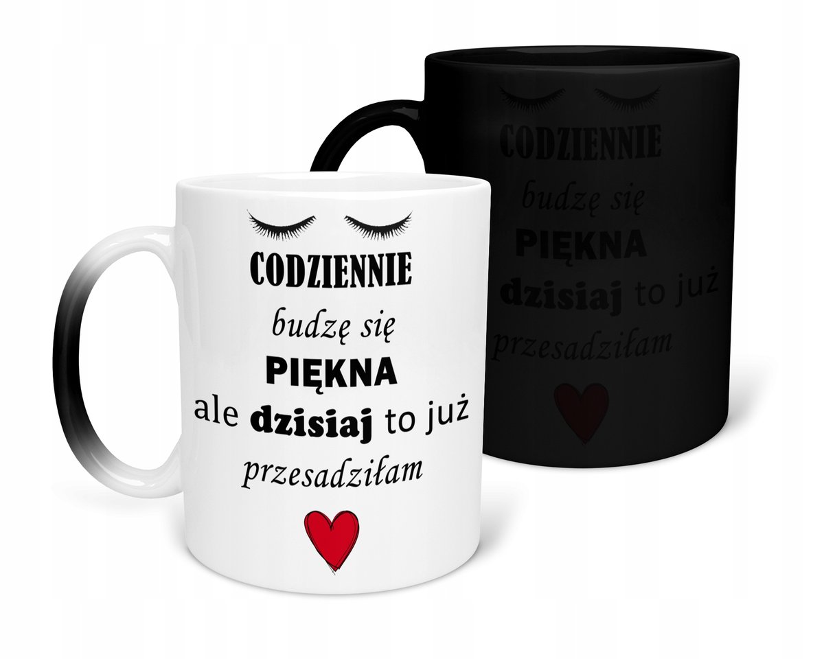 KUBEK MAGICZNY Z NADRUKIEM-PREZENT ŚMIESZNE RÓŻNE WZORY DO WYBORU+IMIĘ