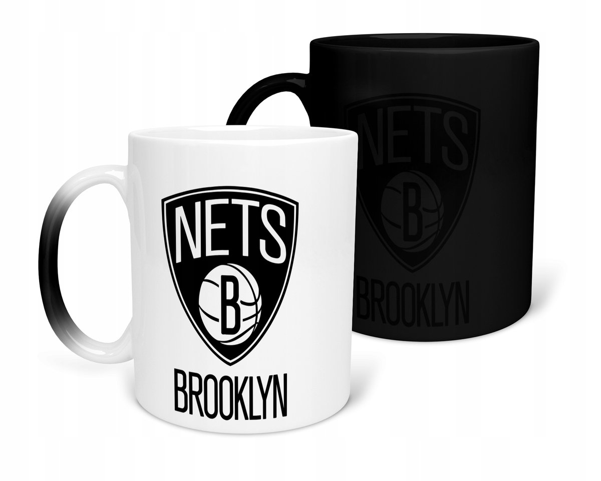 KUBEK MAGICZNY Z NADRUKIEM-PREZENT BROOKLYN NBA RÓŻNE WZORY DO WYBORU+IMIĘ