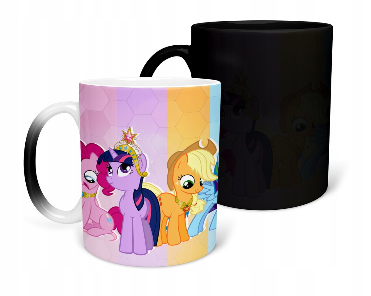KUBEK MAGICZNY Z NADRUKIEM- MY LITLLE PONY RÓŻNE WZORY DO WYBORU+ IMIĘ