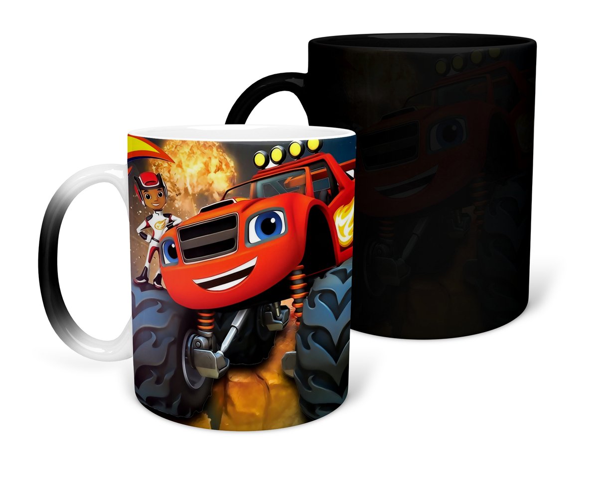 KUBEK MAGICZNY Z NADRUKIEM- PREZENT BLAZE MEGA RÓŻNE WZORY DO WYBORU+ IMIĘ