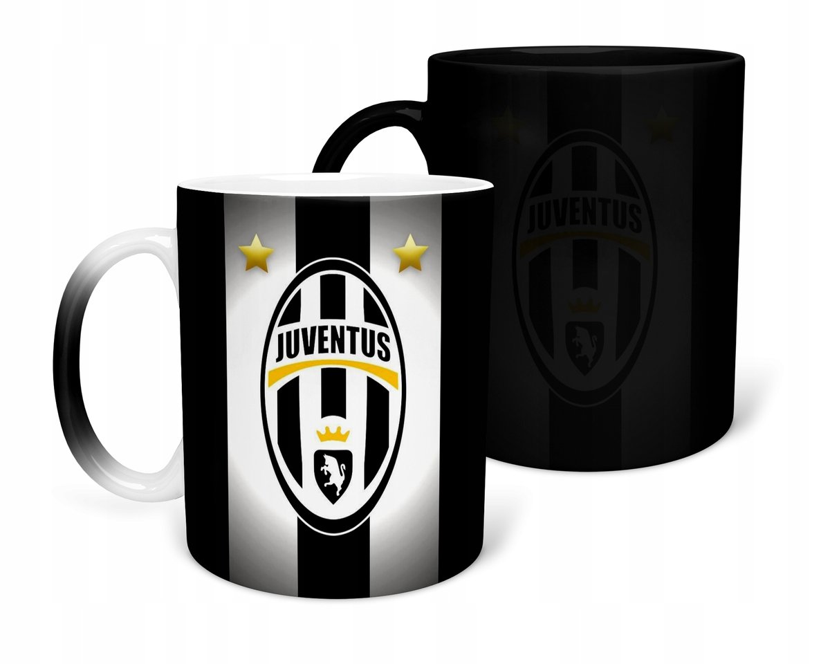 KUBEK MAGICZNY Z NADRUKIEM-PREZENT JUVENTUS RÓŻNE WZORY DO WYBORU+IMIĘ