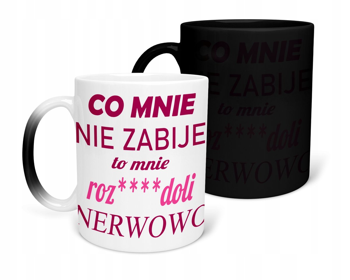 KUBEK MAGICZNY Z NADRUKIEM-PREZENT ŚMIESZNE RÓŻNE WZORY DO WYBORU+IMIĘ