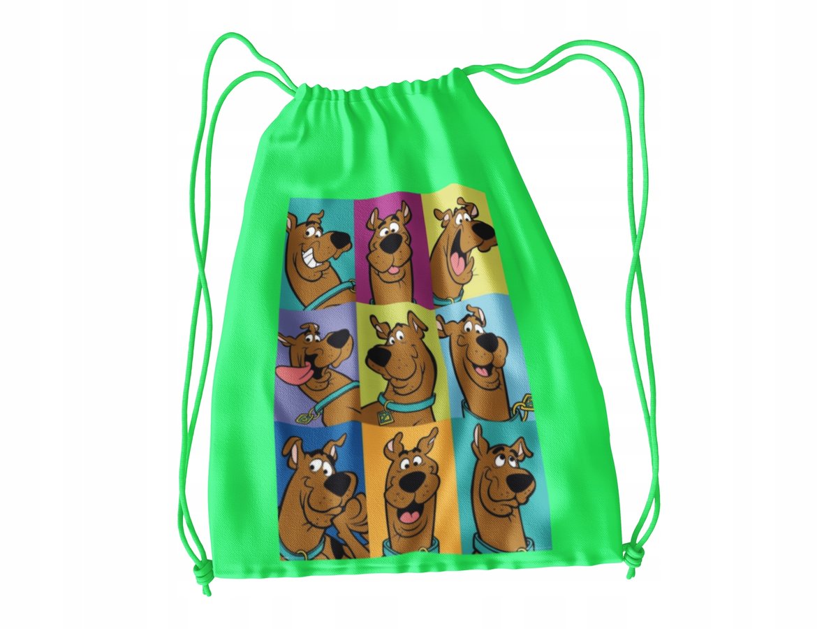 WOREK DO SZKOŁY WF/BUTY SCOOBY DOO + IMIĘ