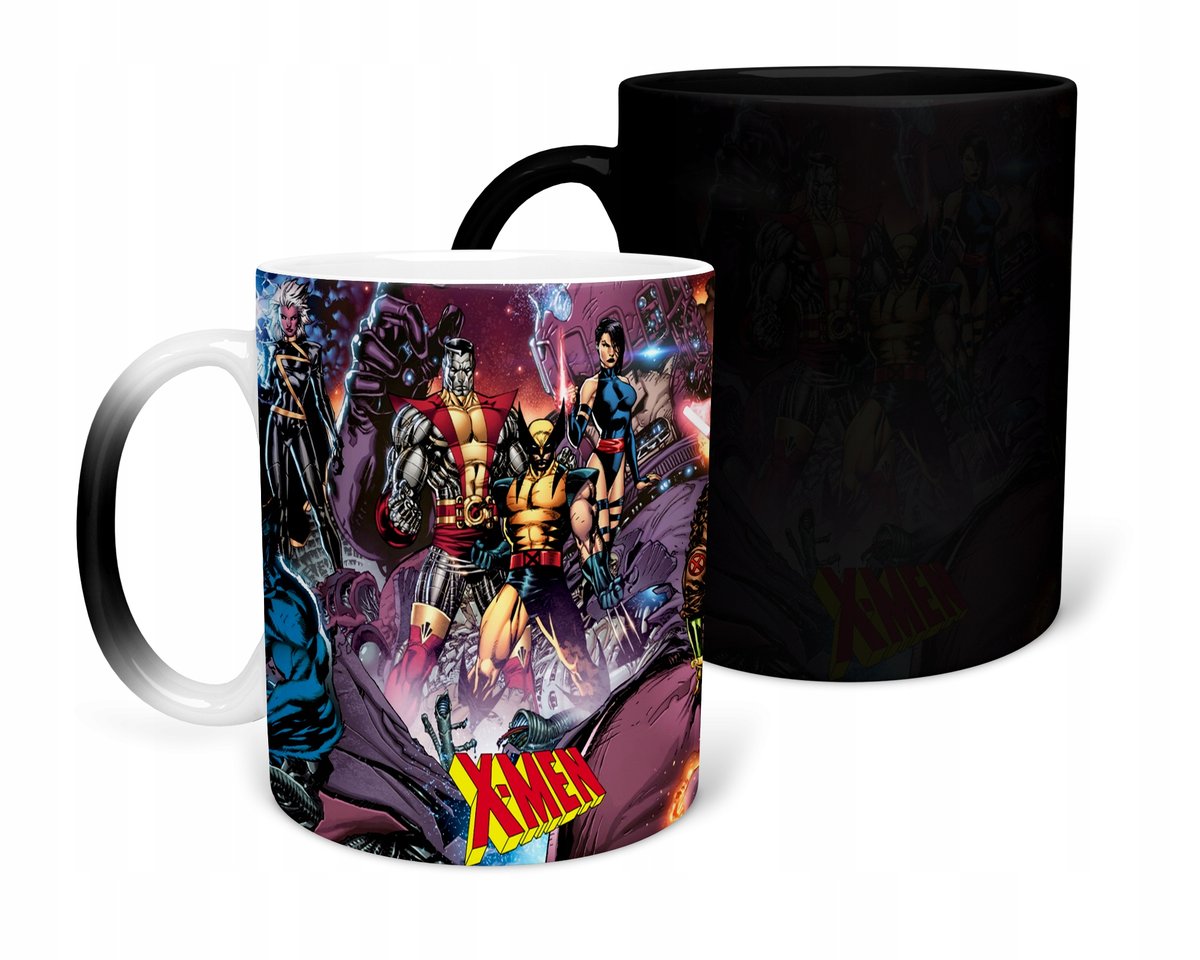 KUBEK MAGICZNY Z NADRUKIEM-PREZENT X-MAN RÓŻNE WZORY DO WYBORU+IMIĘ