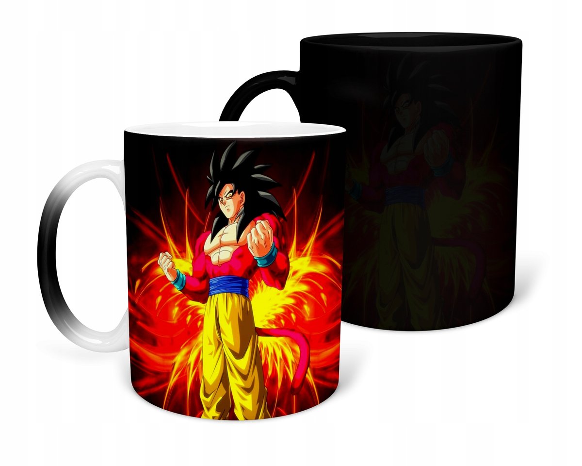 KUBEK MAGICZNY Z NADRUKIEM-PREZENT DRAGONBALL RÓŻNE WZORY DO WYBORU+ IMIĘ