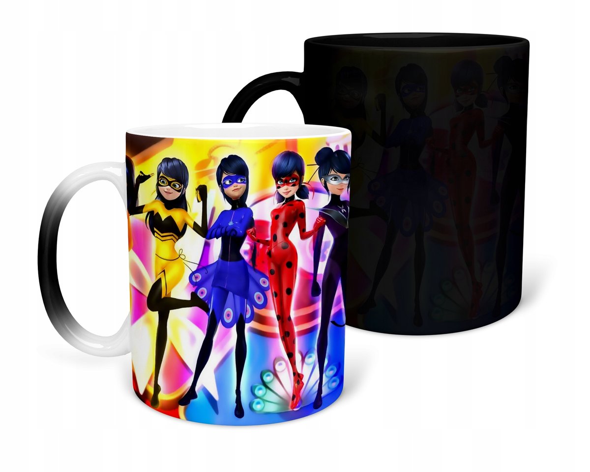 Kubek Magiczny Z Nadrukiem- Prezent Bajki Różne Różne Wzory Do Wyboru+ Imię