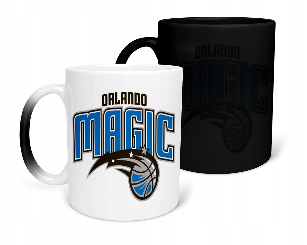 Kubek Magiczny Z Nadrukiem-Prezent Orlando Magic Różne Wzory Do Wyboru+Imię