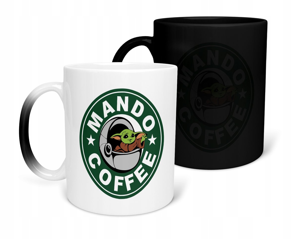 KUBEK MAGICZNY Z NADRUKIEM- PREZENT STAR WARS RÓŻNE WZORY DO WYBORU+IMIĘ