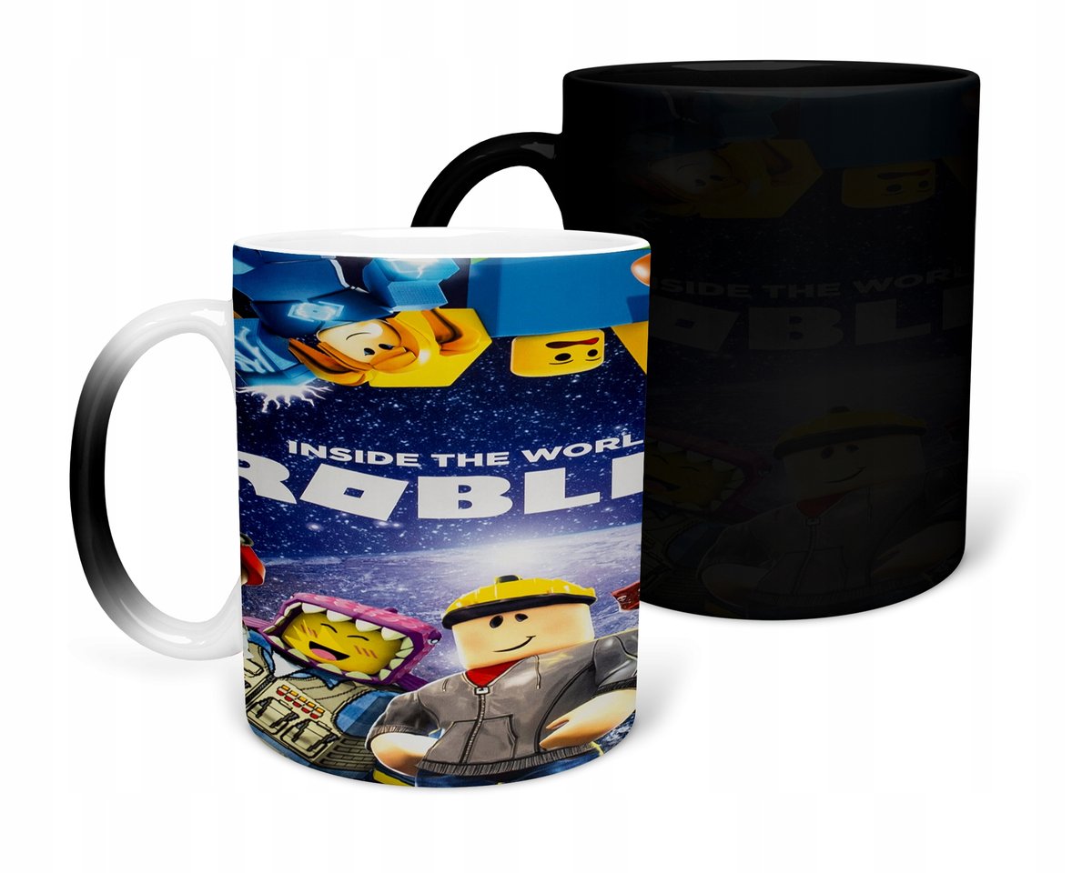 KUBEK MAGICZNY Z NADRUKIEM-PREZENT ROBLOX RÓŻNE WZORY DO WYBORU+ IMIĘ