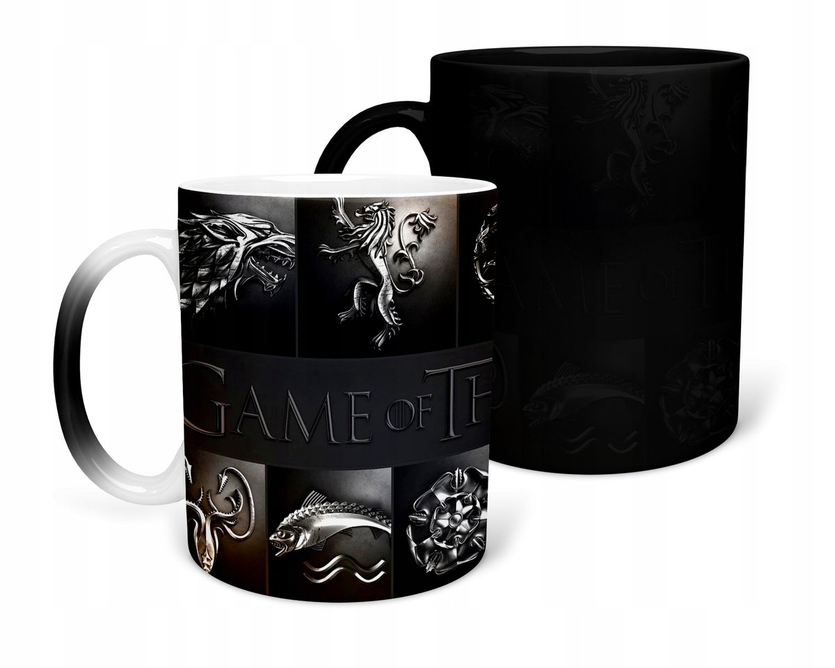 KUBEK MAGICZNY Z NADRUKIEM-PREZENT GRA O TRON RÓŻNE WZORY DO WYBORU+IMIĘ