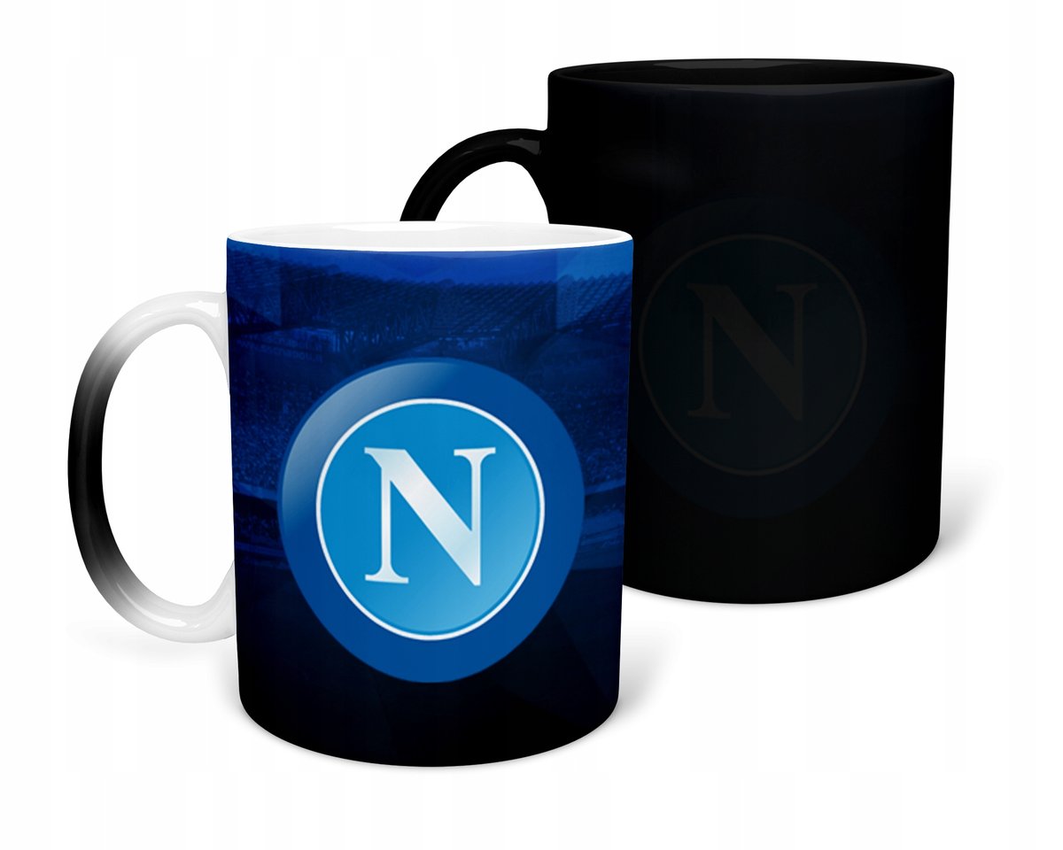 KUBEK MAGICZNY Z NADRUKIEM-PREZENT NAPOLI RÓŻNE WZORY DO WYBORU+IMIĘ