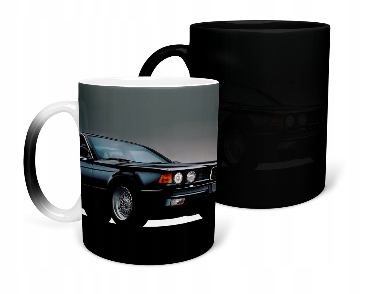 KUBEK MAGICZNY Z NADRUKIEM-PREZENT B-M-W RÓŻNE WZORY DO WYBORU+IMIĘ